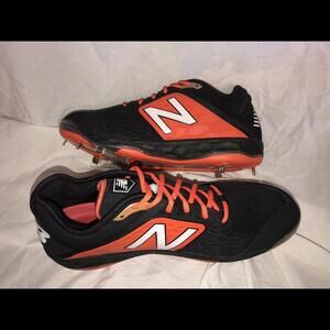 New Balance Men's 3000 V4 Metal Baseball Shoe Cleat Orange Black US SIZE 15 (2E)
